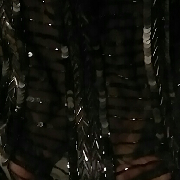 COPY - Sheer sequins mini with nude underlining - Picture 7 of 7